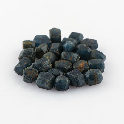 CRYSTALINES 50cts, Wholesale Natural Raw Blue Sapphire Gemstone, Untreated Rough Stones, Bulk Loose Supplies for Jewelry Making, Healing Crystals, September Birthstone, Gem Collection, 15-18pcs