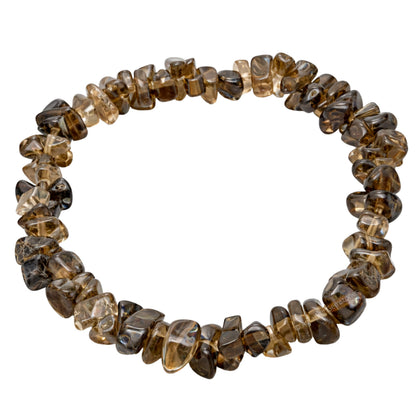 Amazing Gemstone Chips Bracelet (Smoky Quartz)