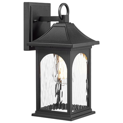 Starcurin Porch Lights Outdoor Wall Light Fixtures 12.8 Inch Waterproof Aluminum, Outdoor Carriage Lights Exterior Wall Sconce Light E26 Socket Outside Lights for House Front Door Garage