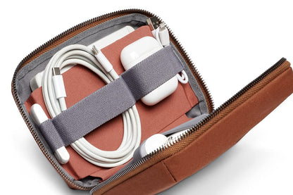 Bellroy Tech Kit Compact (Tech Accessories Organizer, Zipper Pouch) - Bronze