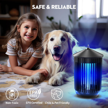 Flyghost Bug Zapper Outdoor Indoor, Mosquito Zapper, Electric Fly Traps IPX4 Waterproof 20W Lamp Fly Insects Traps for Patio, Garage, Backyard, Porch