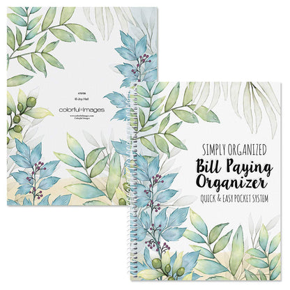 Current The Best Days Bill Paying Organizer Book - 9" x 12” Personal Account Book, Spiral Bound, 14 Storage Pockets, 32 Label Stickers, Monthly Finance & Payment Management Tracker for Home & Office