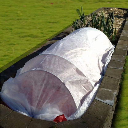 Agfabric Plant Covers Freeze Protection Frost Blankets for Plants 10'x15' 0.55oz Row Covers Plant Cover Winter Frost Pests Protection,White