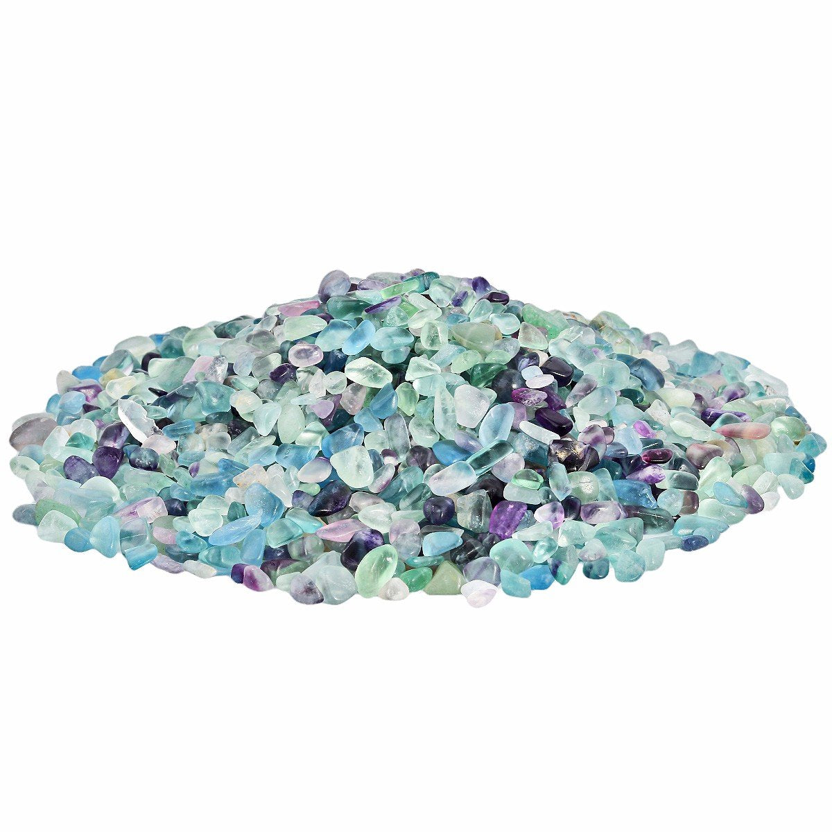 rockcloud 1 lb Flourite Tumbled Chips Crushed Stone Healing Reiki Crystal Jewelry Making Home Decoration