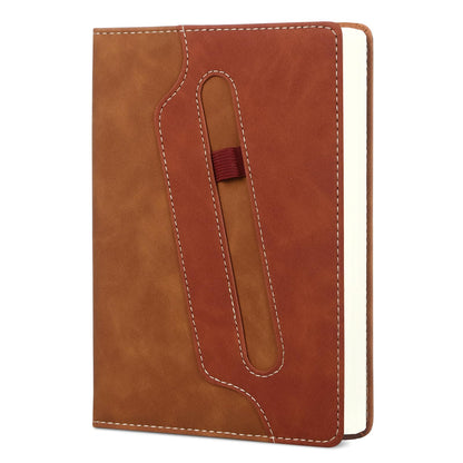 COMIX Lined Journal Notebook for Men Women - 304 Pages Thick Journal, 5.9" x 8.3", Hardcover, College Ruled, Fits for Writing, Notes-Taking, Diary and Work, Brown