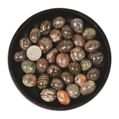 100 Grams Multi-color Spiderweb Agate Crystal Tumbled Polished Natural Crystal Healing Pocket Stones Rock Collection
