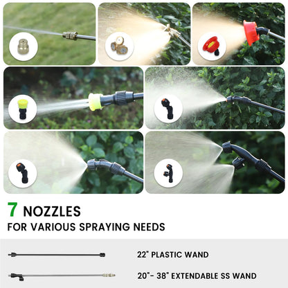 3Gallon Lawn Garden Sprayer Compatible with Makita 18V Battery(Tool Only), Backpack Pump Sprayer, Translucent Water Tank, Adjustable Pressure, for Spraying Plants, Watering, Weeds, Cleaning