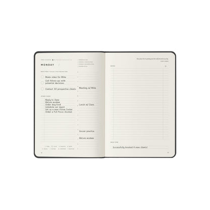 Full Focus Gray Linen Planner by Michael Hyatt - The #1 Daily Planner to Increase Focus, Eliminate Overwhelm, and Achieve Your Biggest Goals - Hardcover