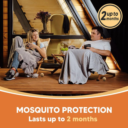 SCFKAOF Mosquito Repellent Outdoor Patio, Mosquito Deterrent for Yard, Indoor Mosquito Repellent Balls, Mosquito Repeller for Patio, Keep Mosquito Away, Covers 120 Sq. Ft, 60 Days Protection-8 Packs