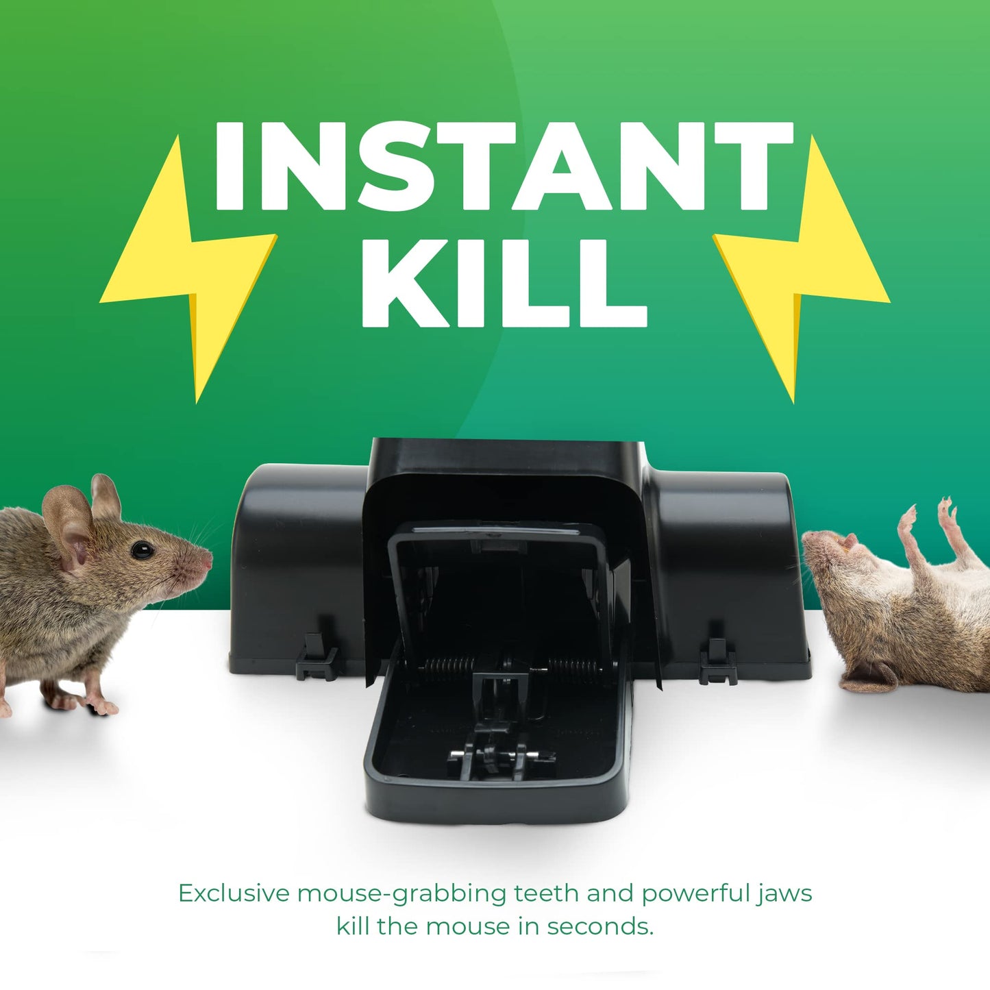 Rat Traps Indoor and Outdoor - Dual-Entry Large Rat Trap Outdoor and Indoor for Home, Garden and Restaurant with 99.9% Trap Rate | Easy to Use Rodent Traps with Safe Hands Free Design - UCatch