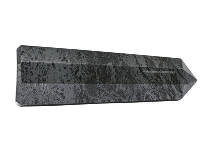 Amazing Gemstone Hematite Crystal Towers - Natural Healing Crystal Point Obelisk for Reiki Healing and Crystal Grid (2" to 3" INCH)
