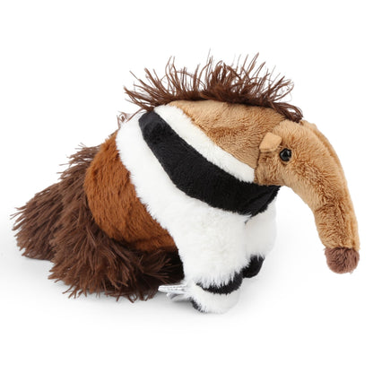 Anteater Stuffed Animal, Anteater Plush Toys Lifelike Cute with PP Cotton,10.6 Inches Soft Realistic Stuffed Zoo Animals Toy Juguetes De Peluche Gifts for Kids Girls Animal Lover Birthday Christmas
