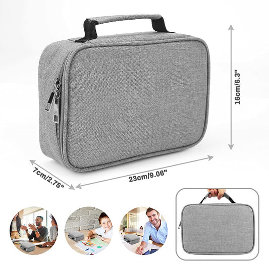 Number-one Large Capacity Pencil Case, 72 Slots Colored Pencil Pouch Bag Portable Pencil Holder Stationery Organizer with Compartments for Office and Travel, Grey