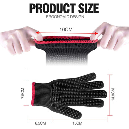 homenote Rapid Charcoal Chimney Starter Set Fireplace Accessories Lighter Cubes BBQ Heat Resistant Gloves Blower BBQ Tools（11.5" x 7" x 7"）