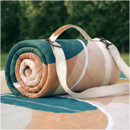 RYCHIC Waterproof Picnic Blanket Outdoor Camping Beach Mat Extra Large Foldable Car Essential Roadtrip Gadget Rv Accessories Glamping Tent Gear Must Haves Hiking Stuff Backpacking Necessities Gift