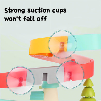 62 PCS Toddler Bath Toys for Kids Ages 3-5 4-8,Large Fun DIY Suction Cup Bathtub Mold Free Shower Toy Set,Duck Slide Building Game Toys for Ages 3 4 5 6 7 8 Year Old,Birthday Gift for Baby Boys Girls