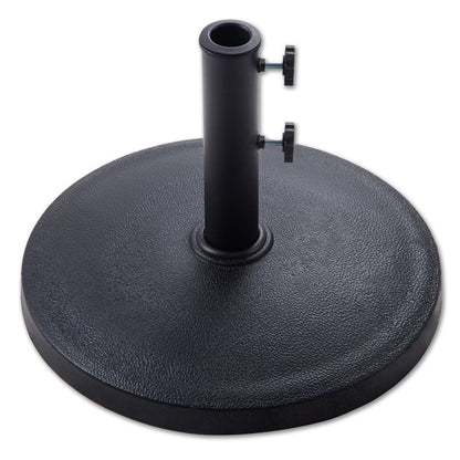 C-Hopetree 42 lb Patio Umbrella Base, Heavy Duty Stand for Outdoor Patio Market Table Umbrella, Black