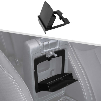Jimen Armrest Hidden Storage Box Compatible with Jeep Wrangler JK & Unlimited 2011-2018, Center Console Organizer Tray Secret Compartment (Black)