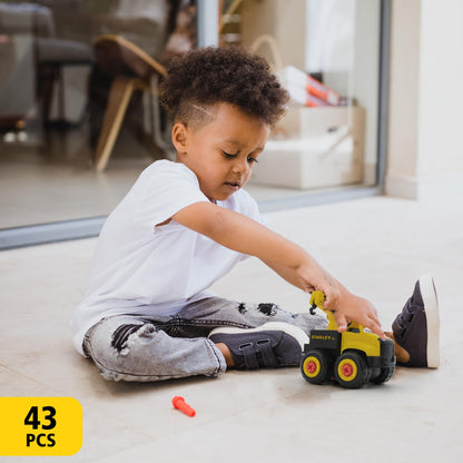 Red Toolbox Stanley Jr. Take Apart Dot 3 Piece Set