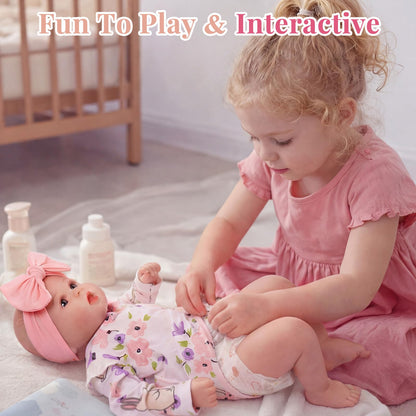 BABESIDE Reborn Baby Dolls 20 Inch Bailyn – Lifelike Realistic Baby Doll with Soft Cloth Body, Real Life Baby Dolls for Girls, Open Eyes Newborn Doll for Kids Age 3+
