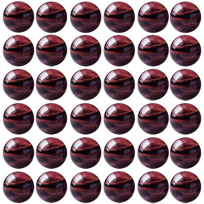 Natural Stone Beads 100pcs 10mm Red Tiger Eye Round Genuine Real Stone Beading Loose Gemstone Hole Size 1mm DIY Charm Smooth Beads for Bracelet Necklace Earrings Jewelry Making (Red Tiger Eye,10mm)
