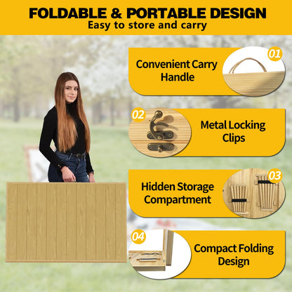 30x90 Inch Boho Low Picnic Wood Table - Foldable Design And And 2 Set Of Wood Table Leg For Sitting On The Floor Low Height Floor Picnic Table Encourage A Laid-back Vibe At Home Or In Nature