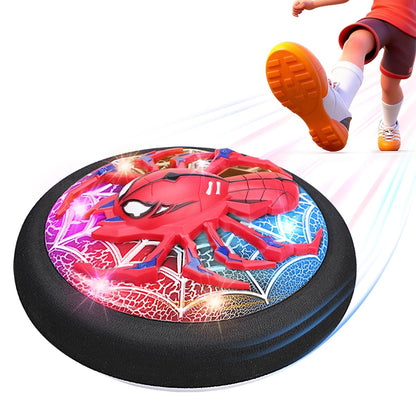 Sipder Hero Hover Soccer Ball for Kids Indoor Toys for Boys Age 6, 7, 8, 9, 10, 11, 12 Year Old, Boy Birthday Gifts Spider toys, Rechargeable Air Floating Soccer Toy with LED Lights Foam Bumper
