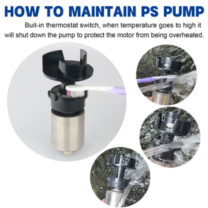 WaterRebirth (14000GPH, UL Listed) PS- High Flow Submersible Water Pond Pump - Water Aquarium Fountain Pump - Aquarium,UL listed (14000GPH-1100W)