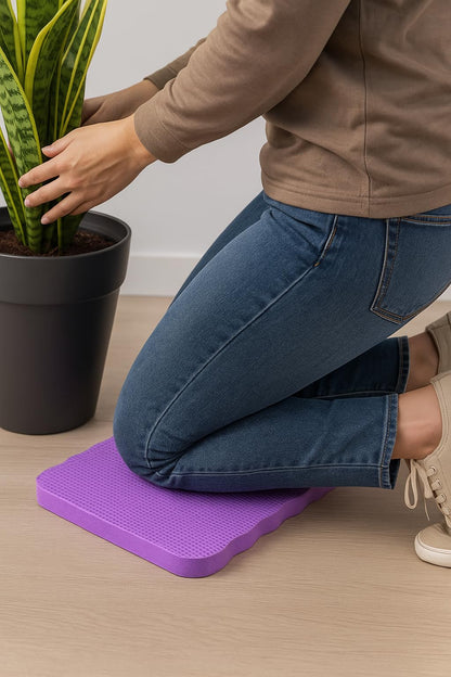 Black Duck Brand Large Kneeling Pads 15" x 7" for Gardening, Cleaning & Repairs – 3 Pack – Waterproof, Lightweight & Durable for Indoor & Outdoor Use