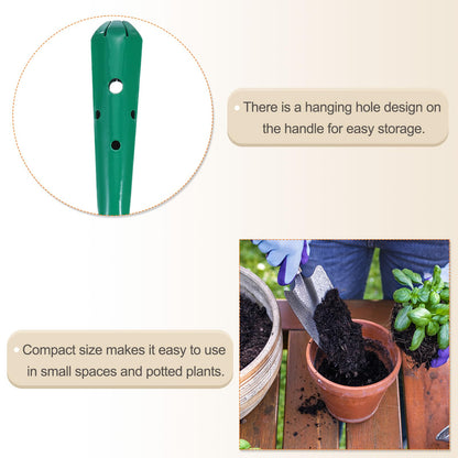 HARFINGTON 2pcs Mini Colorful Metal Hand Shovel 11" x 3" Digging Trowel Set Transplanting Garden Tools for Flower Soil Digging Planting Weeding Transplanting Garden, Yellow