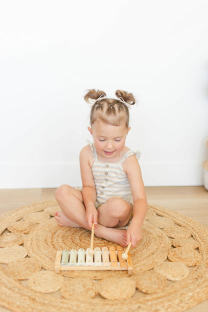 Brooklyn Neutral Xylophone, Montessori Musical Toy for Toddlers and Young Kids with a Modern Boho Aesthetic, Perfect in a Nursery, Playroom or as a Gender Neutral Baby and Birthday Gift