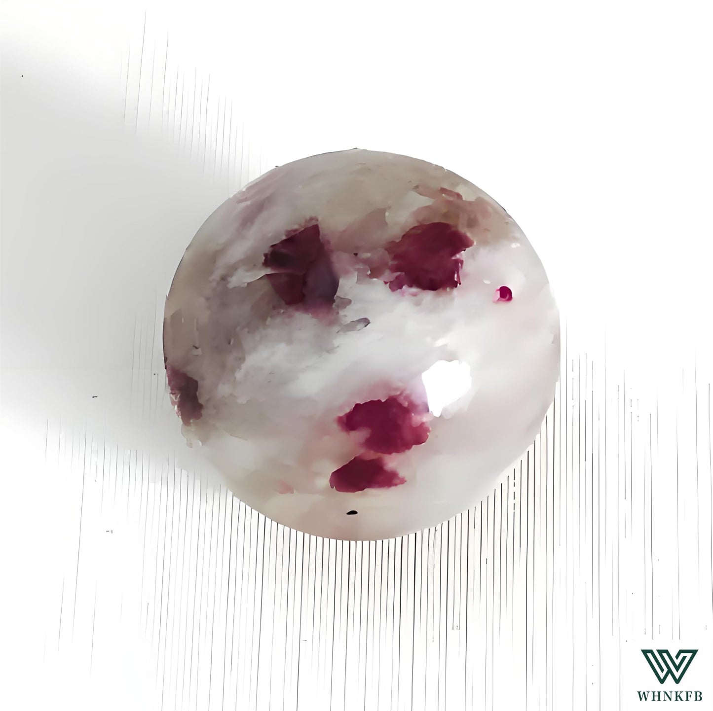 WHNKFB 6mm 100PCS Natural Watermelon Tourmaline Round Beads, Pink-Green Loose Gemstone Beads for Jewelry Making Craft - 6mm 8mm 10mm Options with Free Elastic Cord