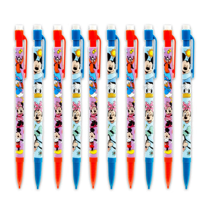Mickey and Minnie Mechanical Pencils and Erasers Party Favors Bulk, 20 Pencils and 8 Erasers for Goodie Bags, Loot Bags, Classroom Prizes Plus More | Disney Party Supplies Kids, Boys, Girls