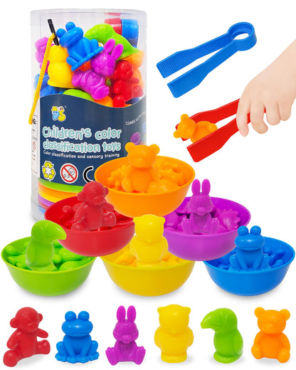 Yetonamr Counting Dinosaurs Montessori Toys for 3 4 5 Years Old Boys Girls, Toddler Preschool Learning Activities Toy for Kids Ages 3-5, 4-8, Birthday Gifts Sensory Toys