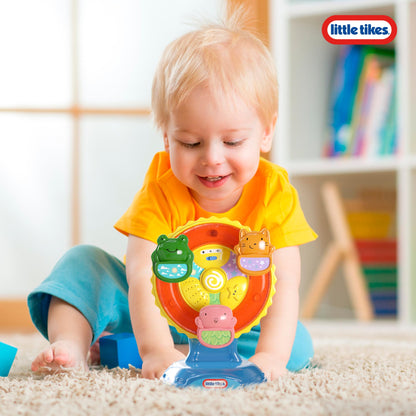 Lollipop Little Tikes Lights and Sounds Ferris Wheel Toy - Suction Cup Spinning Toy for Babies and Toddlers, High Chair Fun Time for Toddlers