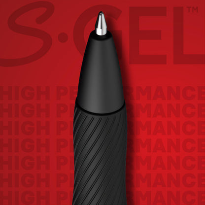 Sharpie S-Gel Gel Pens, Black Barrel, Medium Point (0.7mm), Black Gel Ink Pens, 12 Count - Home, Office, School, Journaling, Writing, Note-Taking, Teacher Supplies