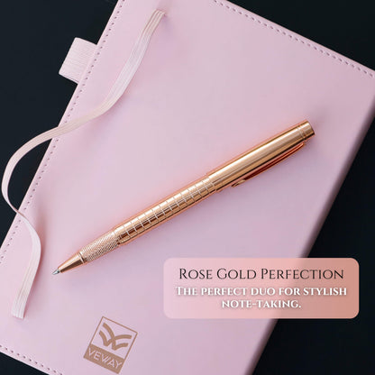 Veway Luxury Journal and Pen Set for Women - A5 Vegan Leather Notebook with Pen - 224 Lined Pages, Index & Gift-Ready Packaging (Eternal Tree of Life)