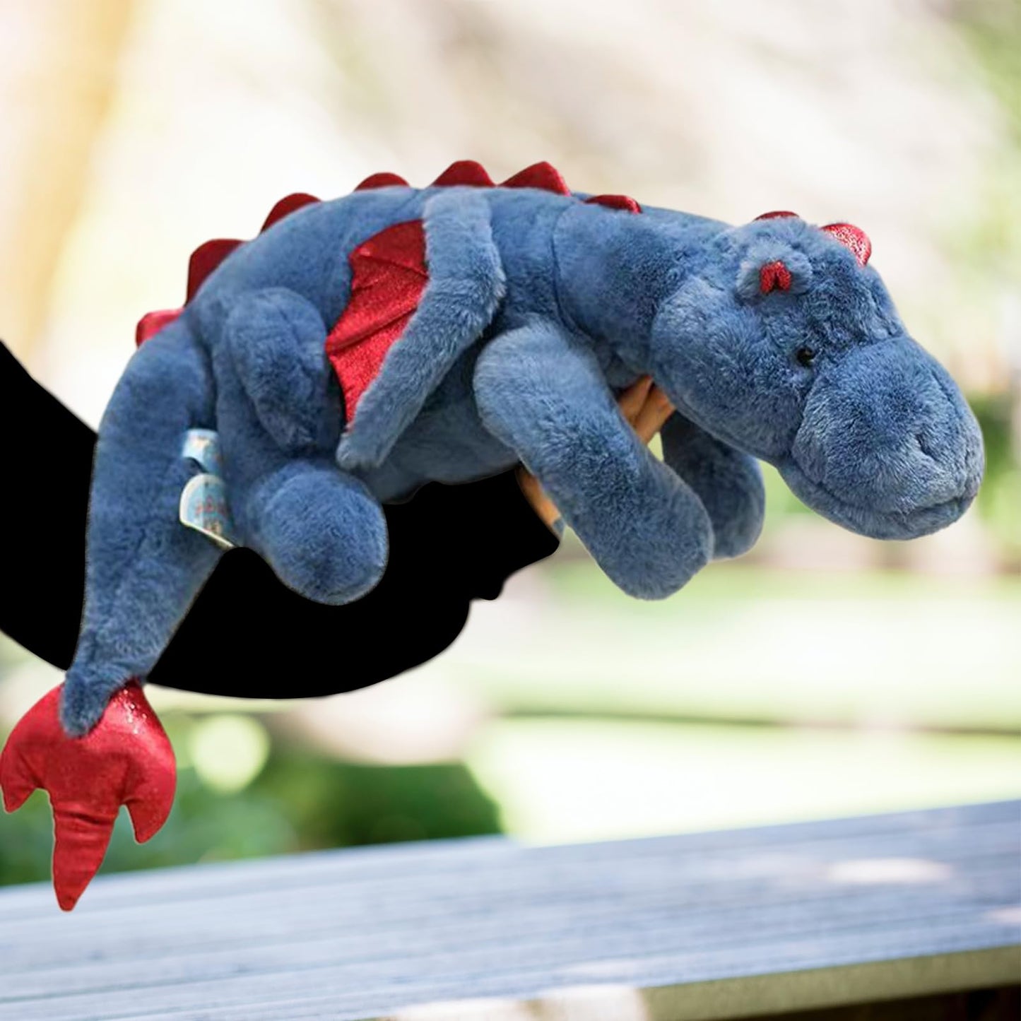 Dodhse Pterosaur Stuffed Animal with Wings - Cute Soft Dinosaurs Plush Toys Little Flying Dragon Plushies Pillow Doll Christmas Birthday Gifts for Kids Boys Girls (Blue,35.43inch/90cm)