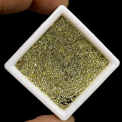 VVS 100 Pcs Natural Yellow Sapphire 1mm Round Diamond Cut Loose Gemstones Lot