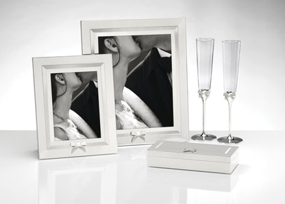 Kate Spade New York Grace Avenue 2-Piece Champagne Flute Set, 2 Count (Pack of 1), Metallic
