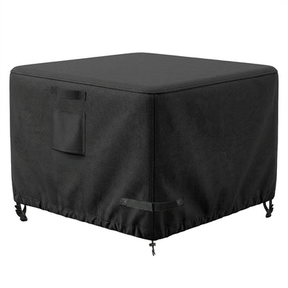 Widenyard Square Fire Pit Cover 28 x 28 x 25 inch, Waterproof Heavy Duty Gas Fire Table Covers for 28x28 inch Patio Outdoor Firepits, All-Weather Protection