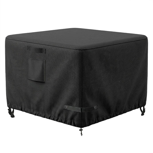 Widenyard Square Fire Pit Cover 28 x 28 x 25 inch, Waterproof Heavy Duty Gas Fire Table Covers for 28x28 inch Patio Outdoor Firepits, All-Weather Protection