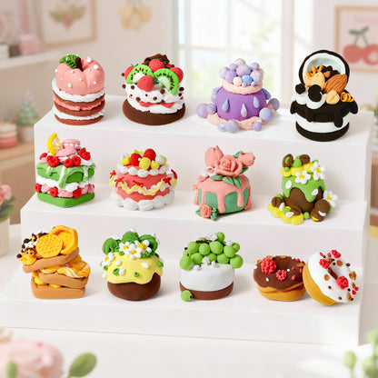 Air Dry Clay for Kids Modeling Clay Kit, 12 Boxes Model Magic Molding Clay with Tools & Tutorial, Non-Sticky, Arts and Crafts for Kid Ages 4-8 8-12 Girl Birthday Gift, Cake Party Favor Classroom Prize