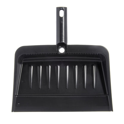 Carlisle FoodService Products Heavy Duty Dust Pan with Handle – Durable Plastic, 8 Inch Dust Pan for Home, Kitchen, and Commercial Use, Black