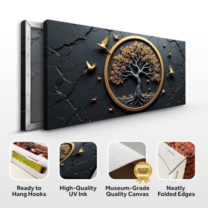 TAILORED CANVASES Celtic Tree of Life Wall Art IV (10x20)