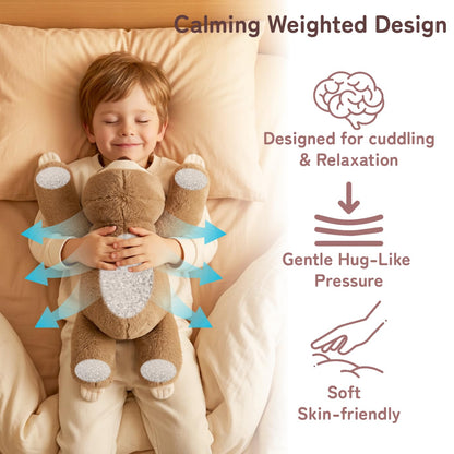Niuniu Daddy 20" | 3.3 Pound Weighted Sloth Stuffed Animal Plushie for Adults & Kids, Large Weighted Lap Pillow for Comfort, Soft Sensory Stuffy Toy as Gift for Holidays