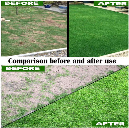 Grass Seed Mat Roll, Biodegradable Lawn Seed Mat,Backyard Plant Growing Grass Seed Germination Blanket, one-Piece Solution-just Water and Grow-not Fake or Artificial Tur, green