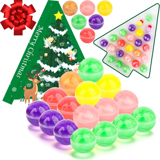 24 Pack Christmas Slime Party Favors Kit, Mini Galaxy Bulk Slime Stretchy Stress Relief for Kids, Soft Putty DIY Toy, Girls and Boys Classroom Supplies, Birthday, Goodie Bag Stuffers Advent Calendar