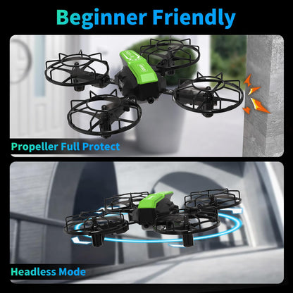 LE-IDEA Detachable Drone with Fun Competitive Mode Mini Drone with Headless Mode 360° Flips, RC Quadcopter With 2 Batteries, Assembling Educational Aircraft Easy to fly for Beginners IDEA9