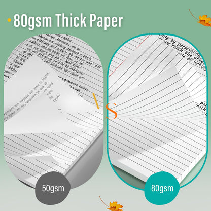 24 Pack Legal Pads 8.5 x 11 Note Pads 8.5 x 11 Inch Notepad 720 Sheets Writing Pads Wide Ruled Lined Paper Pads White Paper Note Pads 8.5 x 11 with 30 Sheets Per Legal Pad for School, Office, Home